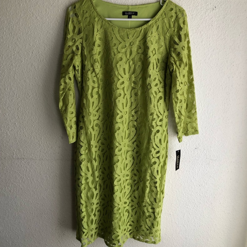 Green Lace Dress